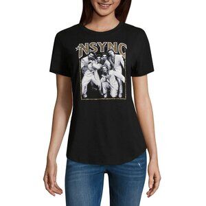 New! NSYNC Boy Band Glitter T-Shirt Pop Music